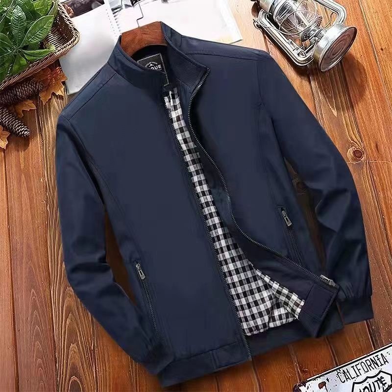 Autumn Coat Men's Trench Coat Casual Sporty Loose-fitting 2