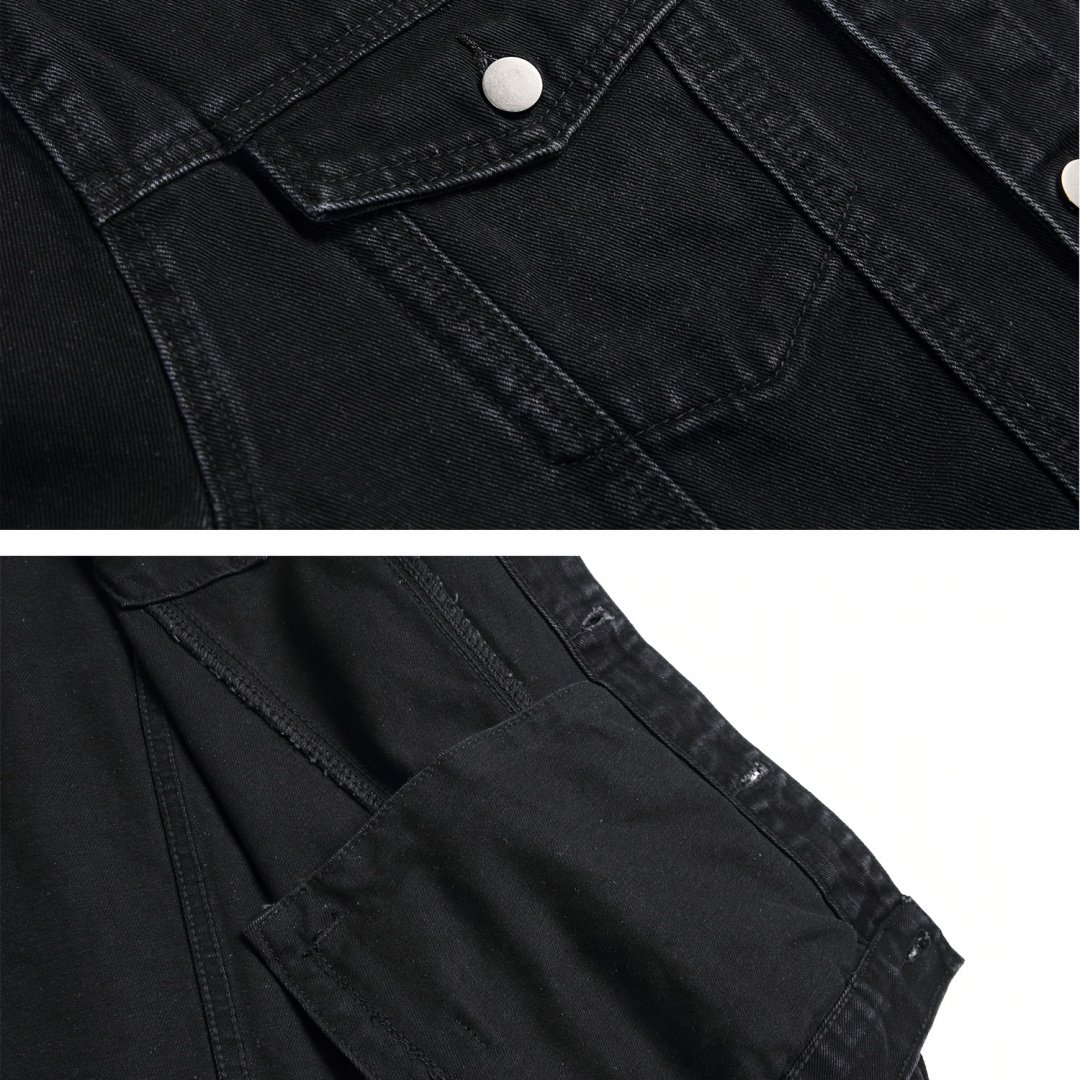 Form-fitting Denim Jacket For Men 2