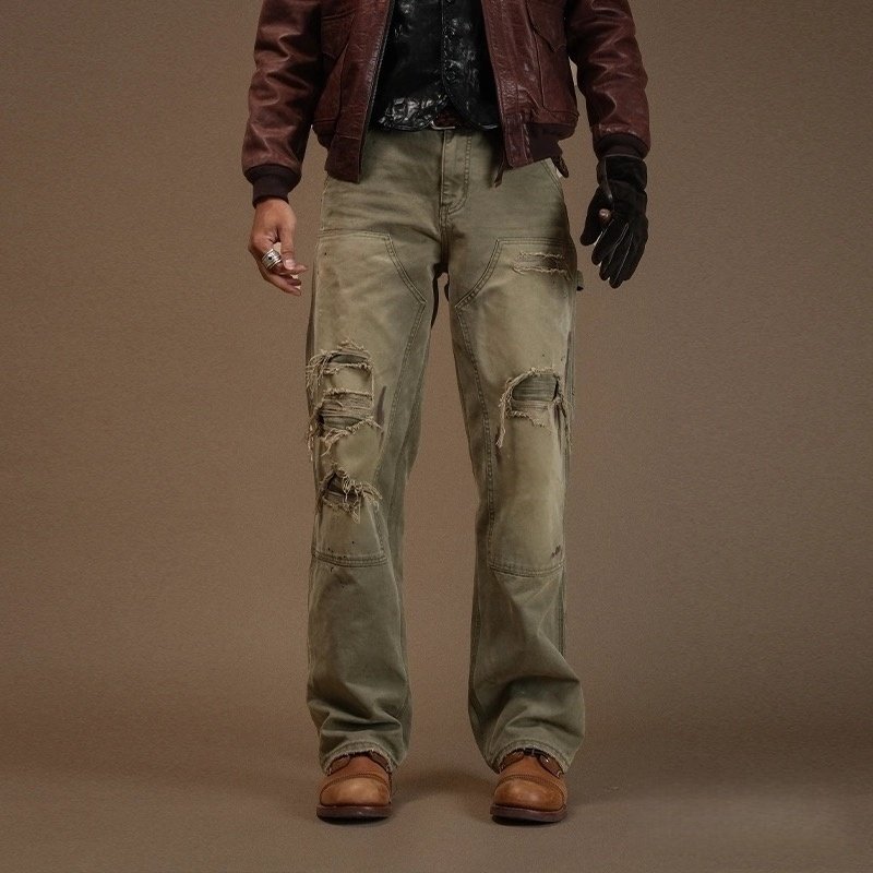 Shanxi Stretchy Slim Straight Pants