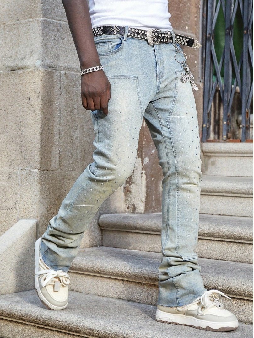 Shanxi Stretchy Slim Straight Pants